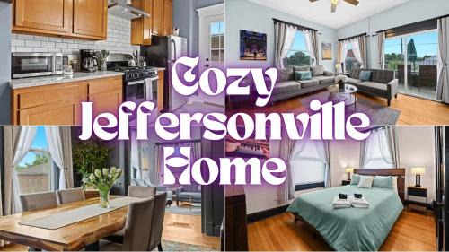 Jeffersonville House | Riverview Escape in Walkable Historic District