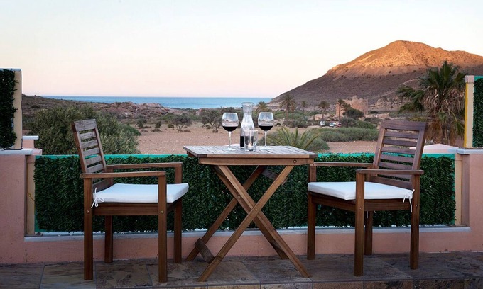 Nijar Apartment | Road to the Playazo de Rodalquilar. Pets are welcome. Terrace, beautiful views