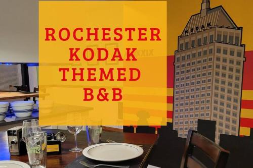 Downtown Rochester Apartment | Rochester Kodak Themed 2 Bedroom Apt With Parking