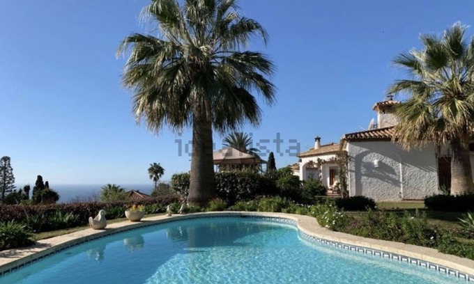 Salobrena Villa | Romantic Spanish villa with sea views, heated private pool and big garden