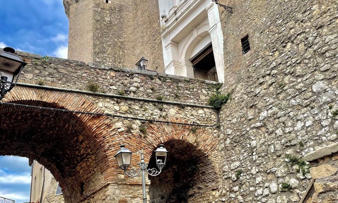 Civitella San Paolo House | Rome Castle House with Meals & Wine, Private Balcony with Interior Castle Views.