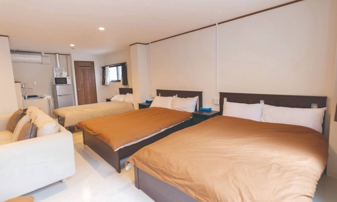 Chuo Apartment | Room 501 A large room for families and groups Ex - Room 501/Osaka Ōsaka