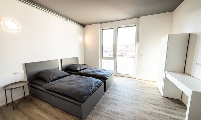 Dusslingen Apartment | Room '6' with Shared Terrace and Wi-Fi