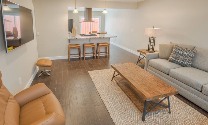 Downtown Apartment | Room for Everyone, Block from the Beach