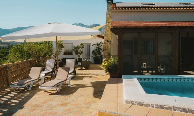 Salobrena Cottage | Rural House on the Tropical Coast with Salt Pool