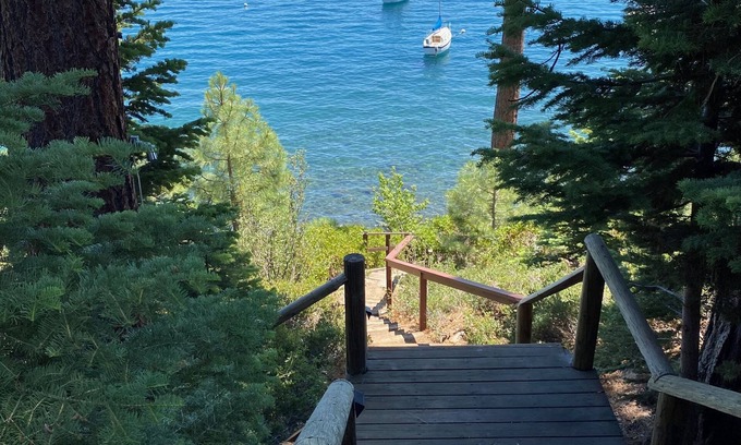 Dollar Point Cabin | Rustic Lake Front Family Cabin with Beautiful Views