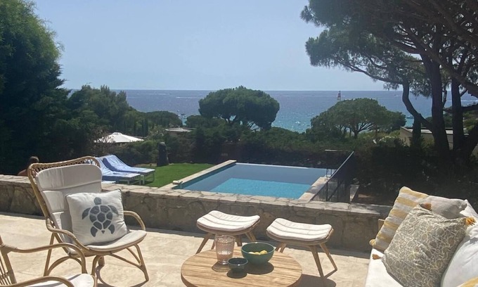 Ramatuelle Villa | Saint-Tropez sea-view paradise, private swimming pool, 3 min from beach