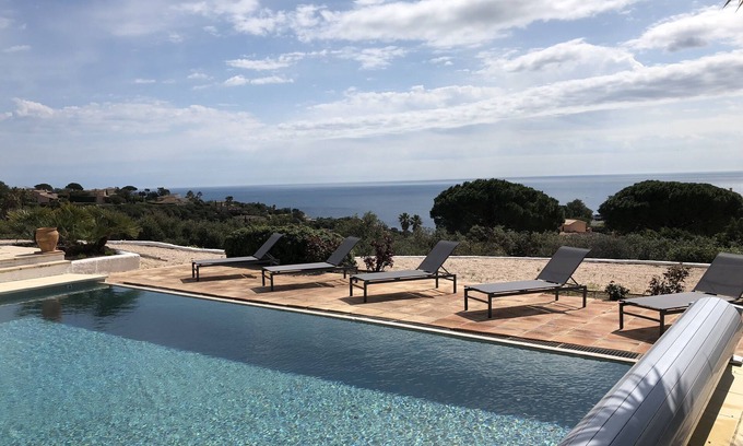 La Nartelle Villa | Sainte Maxime - Air-conditioned villa-10 pers-heated swimming pool