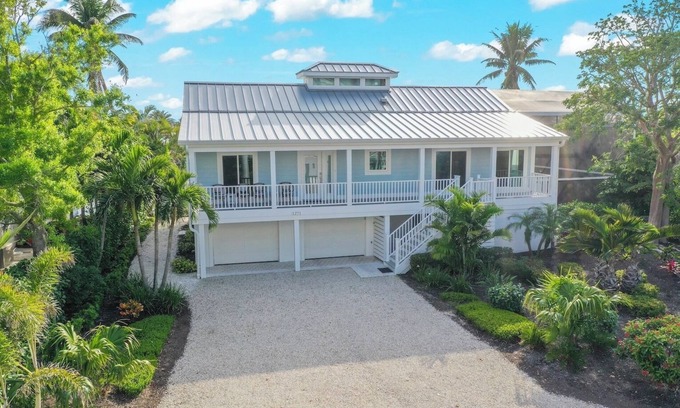Sanibel House | Sancroft: Stunning Pool Home w Direct Water Access