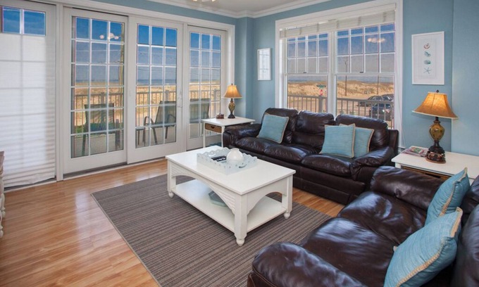 Sandbridge Condo | Sandbridge Dunes #109- Oceanfront facing unit- pool!