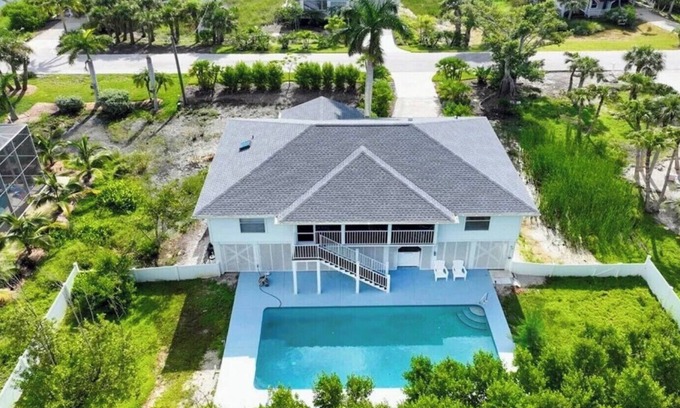 Sanibel House | Sanibel SUNsation with pool and fenced yard, pet friendly
