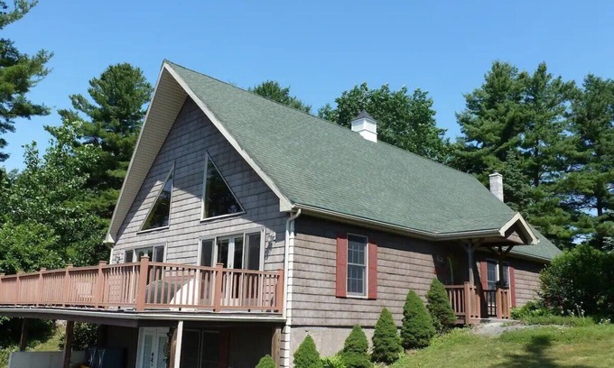 Malta House | Saratoga Lake 180-degree lake views spacious 4-bedroom 31-acre private estate.