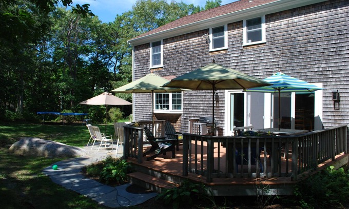 Cataumet House | Scraggy Neck Secluded Home Close to Water private beaches