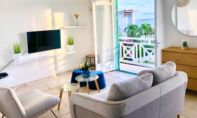 Pointe-a-Pitre Apartment | Sea view and close to all amenities