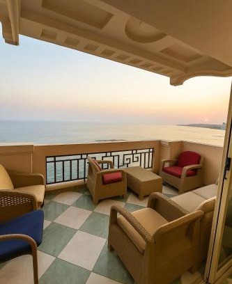 Al-Muntazah Apartment | Sea View three bed room High Floor fully AC free WI-FI and parking for familes only