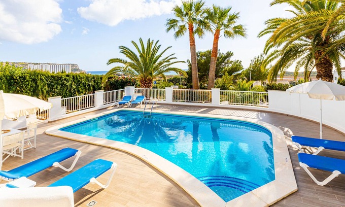 Sant Jaume Mediterrani Villa | Sea views villa with Air Conditioning, close to the beach, private pool and free WIFI