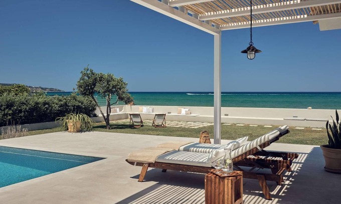 Argassi Villa | Seafront, Luxury, Car Optional