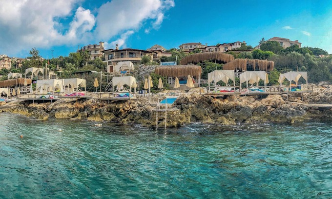 Kas Villa | Seafront Villa with own beach platforms and pool on the Peninsula.