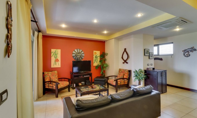 Playa Langosta Apartment | Seaside Ocean-View Escape with Shared Pool, WiFi & W/D - Easy Beach Access