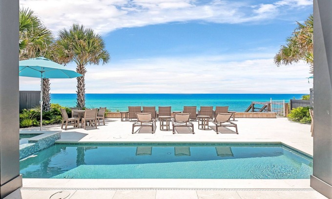 Seagrove Beach House | Seaside Serenity|Gulf Front|Private Beach Access|Private Pool