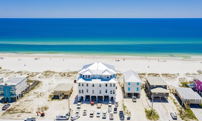 Gulf Shores House | "Seaside West" Gulf Front, Private Heated Pool, Elevator! Great Location!