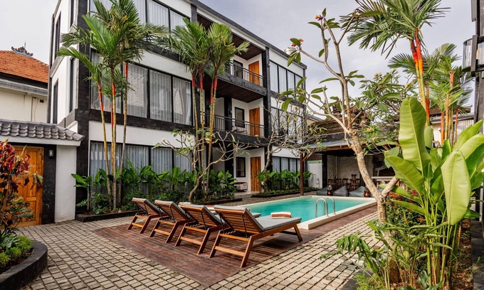 Ubud City-Centre Apartment | Sebelas Apartments by EVDEkimi – The Residence with Authentic Café in Ubud Center