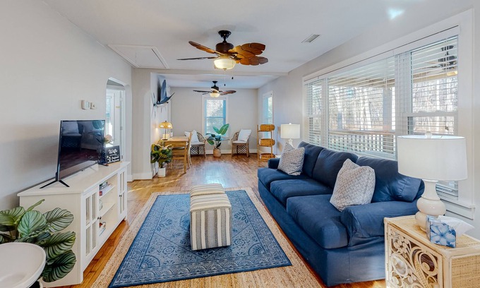 Berlin House | Secluded dog-friendly home with deck, large lawn, streaming, washer/dryer, & AC