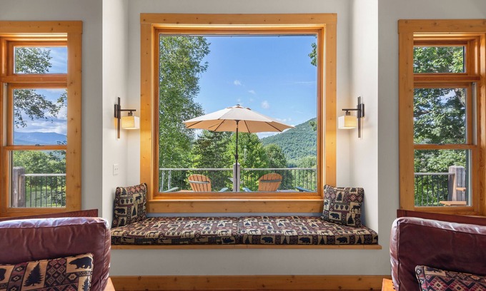 Keene House | Secluded Hillside Home With Views of Whiteface