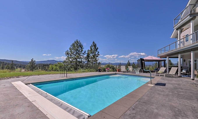 Post Falls House | Secluded Home w/Pool ~ 14 Mi to Coeur d'Alene!