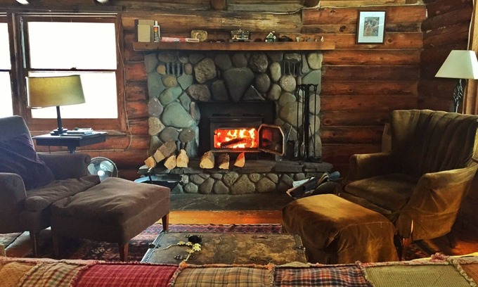 Phoenicia Cabin | Secluded Log Cabin with Catskill Mountain Views, Seasonal Pond & Cozy Fireplace
