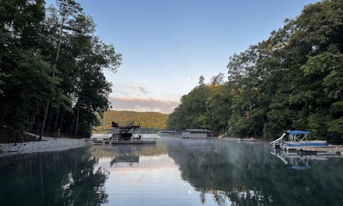 Big Creek House | Secluded Norris Lake Retreat, Easy Access, Private Dock, Covered Slip, Sleeps 16