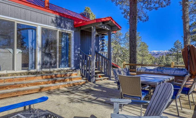 Pagosa Springs Cabin | See Fall's Changing Colors! Secluded Cabin: Hot Tub, Pet-Friendly, Stunning Views, Starlink Wifi