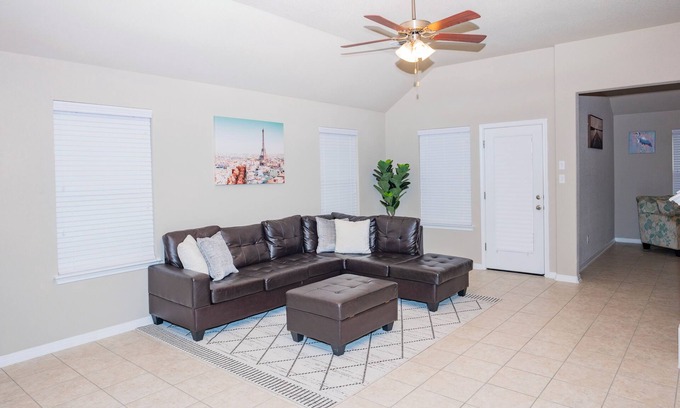 McNeil House | Serene Austin Escape a minute walk to the communal pool and gym