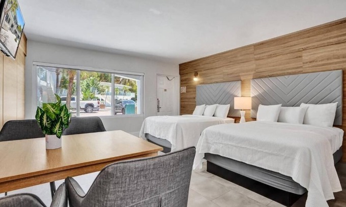 Galt Mile Hotel | Serene Beach Escape at The Garden Hotel – 2 Doubles with Kitchenette