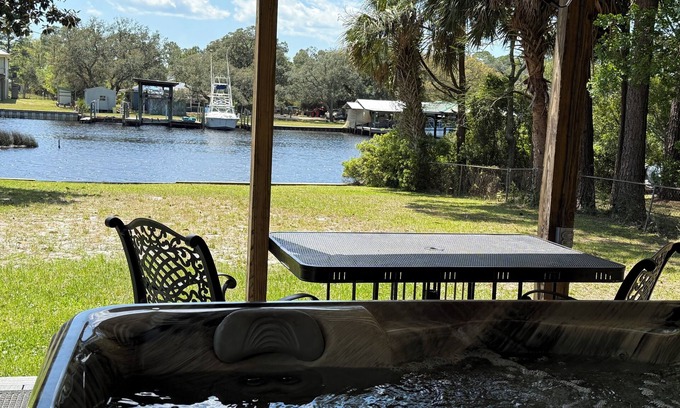 Ono Island House | Serene Home on Perdido Bay-Hot Tub