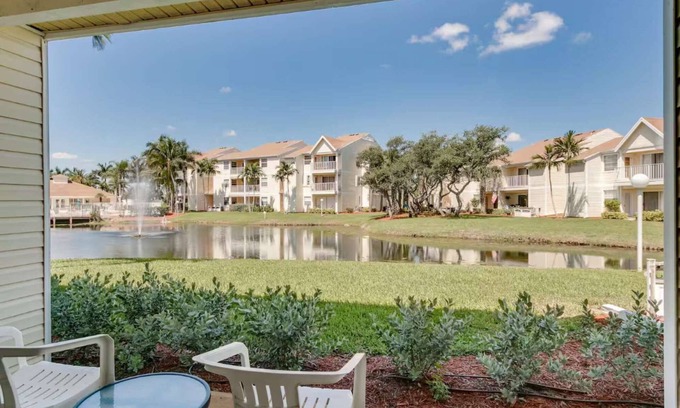 Ocean Side Village Apartment | Serene Pondside Getaway