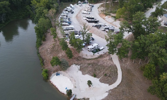 Stover House | Serenity at Sunny Beach RV Resort in the quiet part of the Ozarks