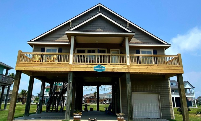 Port Bolivar House | "Shore Beats Work" Stunning Home w/Ocean View, Near Beach - 3BR/2BA