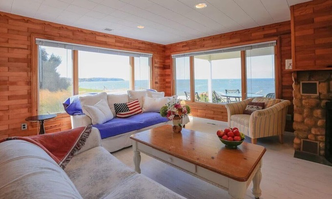 Southold House | Shorecrest Beach House + Beach Front + Ocean views
