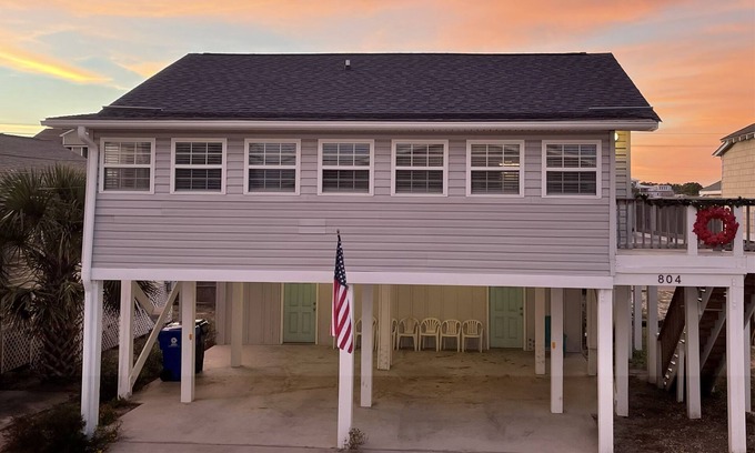 Carolina Beach House | Silvery Moon | Pet-Friendly, Across From Beach