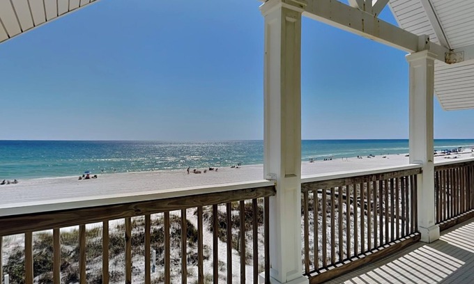 Crescent Beach House | Simply The Best | Luxe Gulf Front, Pet Friendly, Private Pool!