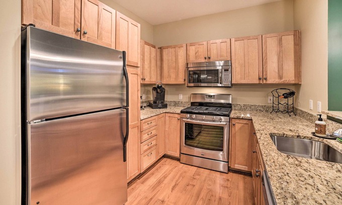 Bellaire Apartment | Ski-in/ski-out! Cozy Bellaire Resort Retreat!