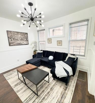Newark Apartment | Sleeps 8, Stylish Home, Great Access NYC & EWR