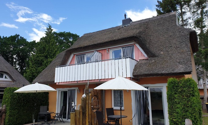 Wieck auf dem Darss Apartment | Small cozy vacation apartment with well-kept green property - Buhne IV (upper floor)