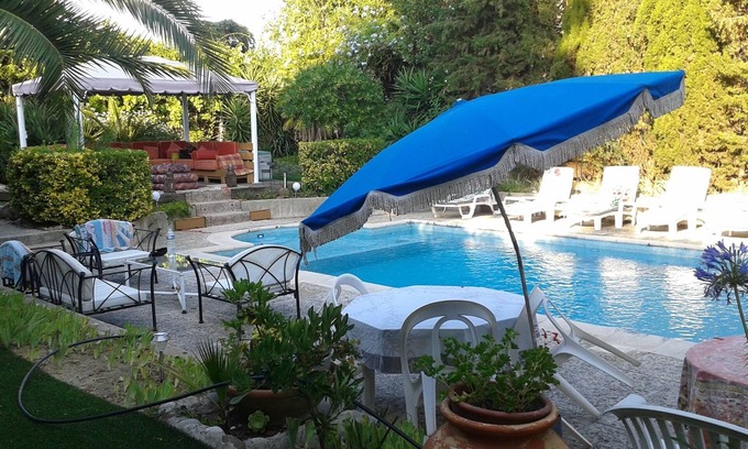 Fabron Condo | small paradise, pool villa, 400M Nice beach, the countryside in the city center.