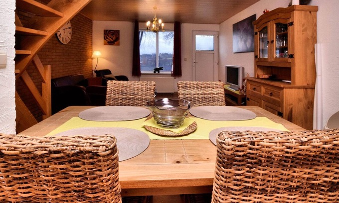 Wibrin House | Small, simple and reasonably priced semi-detached house with its own terrace