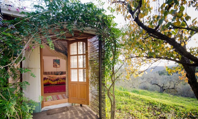 Lanjaron RV Rental | Small Yurt, with mountain view, iIdeal for couple