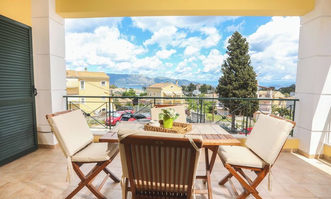 Corfu Town Apartment | Smart Home CorfunTwo-Bedroom Apartment with Terrace and Sea View