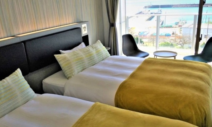 Nago Hotel | SmokingOcean View Twin B Breakfast included/Nago Okinawa
