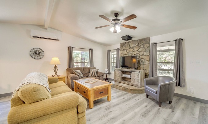 Pine House | Snowy Peak Views & Cozy Game Nights: Pine Home